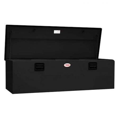 Rki M60-1NMB Single Lid Steel Chest Tool Box for 8 ft. Beds, Black RKIM60-1NMB